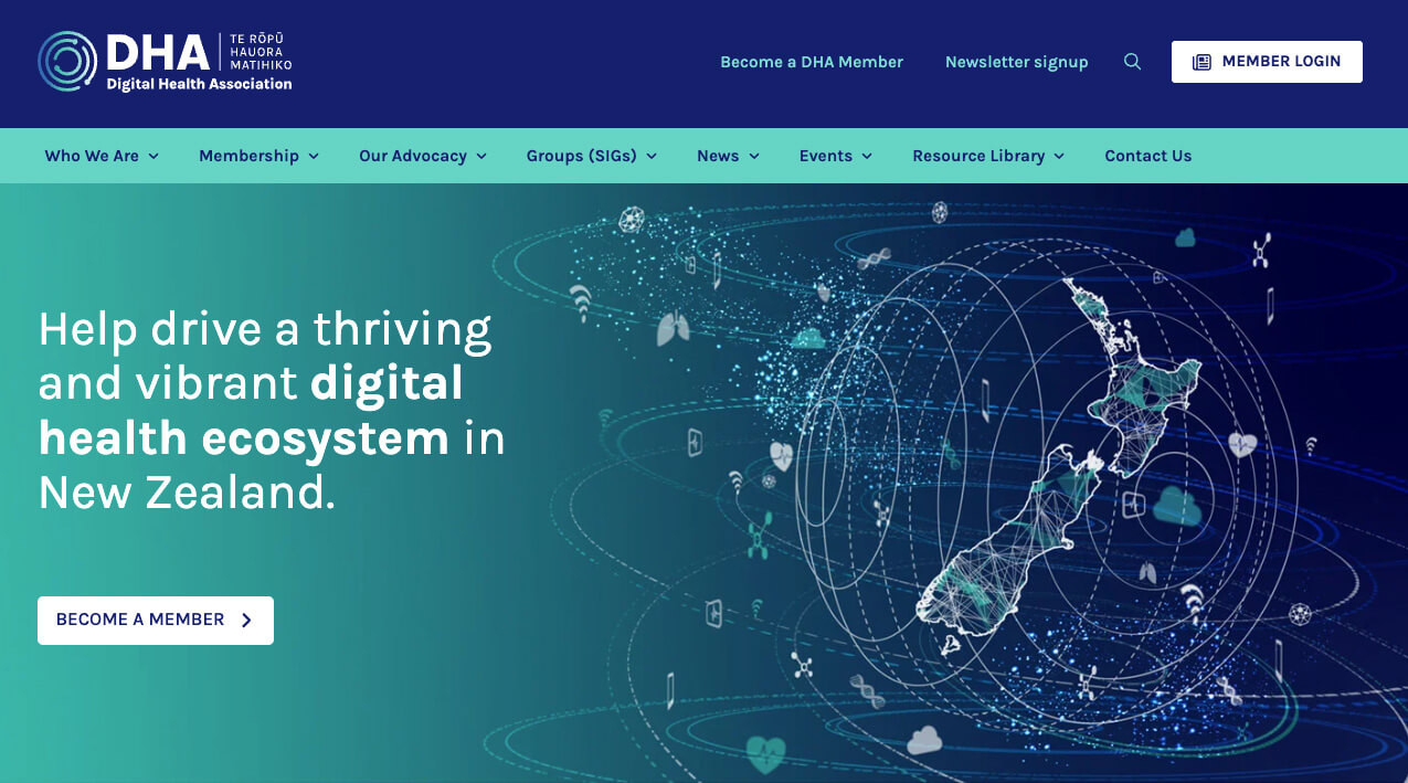 Digital Health Association Website